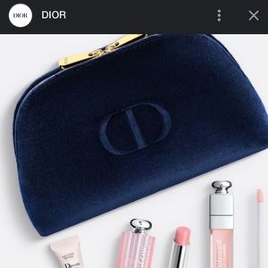 Dior holiday gift pouch cosmetic bag